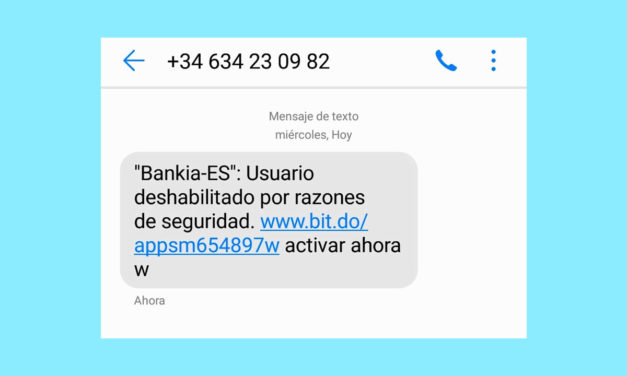 Ten mucho cuidado con el SMS falso del número 603824275