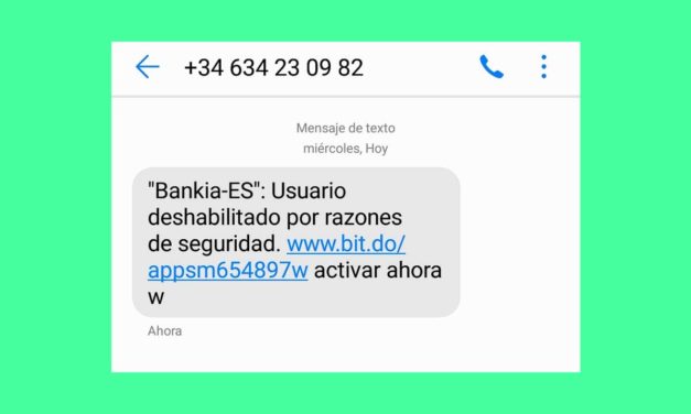 Ten cuidado con los mensajes de texto del número 603824551