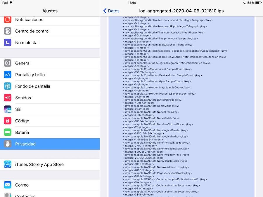 ciclos bateria iphone ipad sin apps ios 1