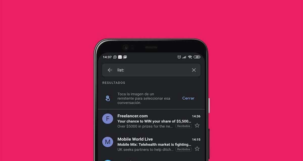 31 códigos ocultos de la app de Gmail para móvil que debes conocer sí o sí