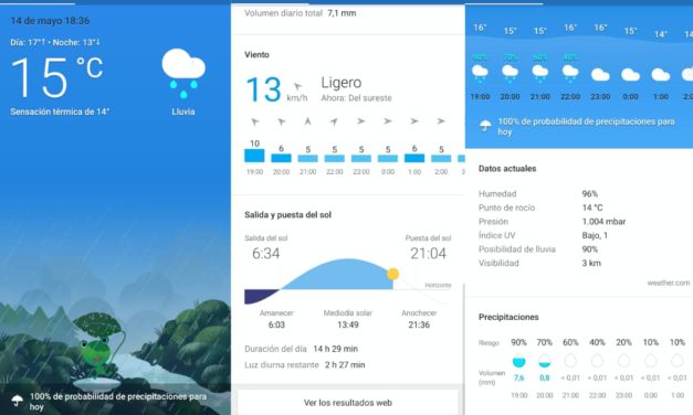 Cómo desactivar la notificación de Tiempo de Google en tu móvil
