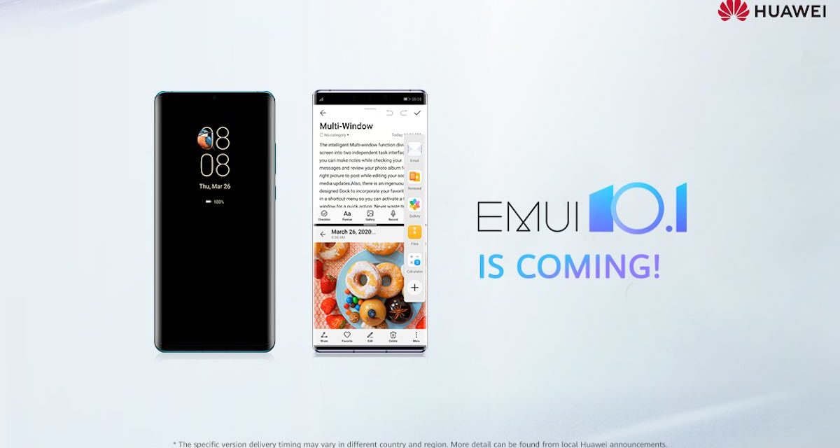 ¿Va a actualizar mi móvil Huawei a EMUI 10.1?
