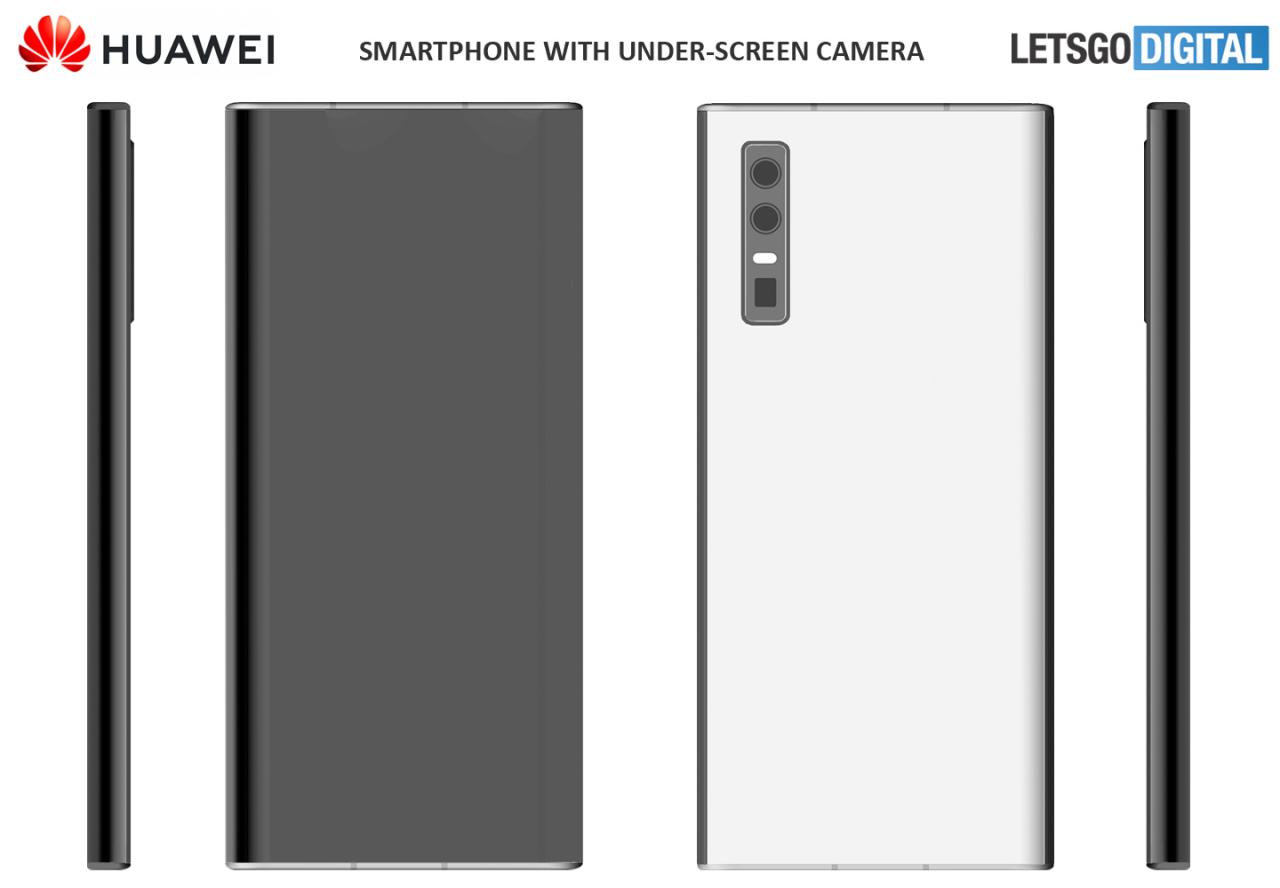 Huawei patenta un móvil sin cámara en el frontal, ¿llegará en el P50?