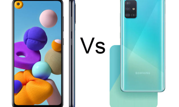 5 diferencias del Samsung Galaxy A21s con el Galaxy A51