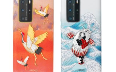 Huawei presenta una serie de carcasas de Quentin Obadia para el P40 Pro