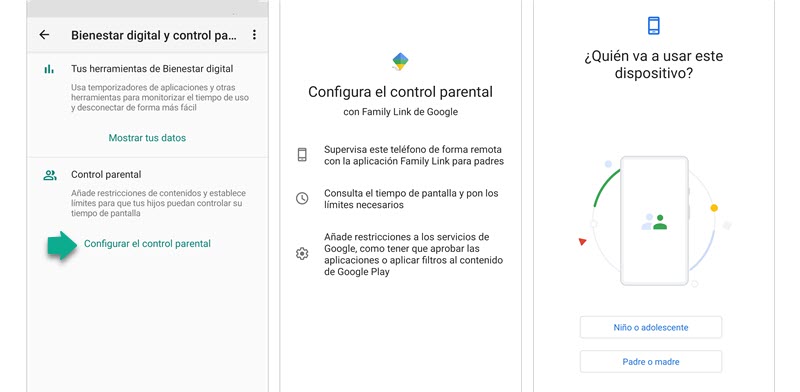 Cómo configurar el control parental de Android en Chrome 3