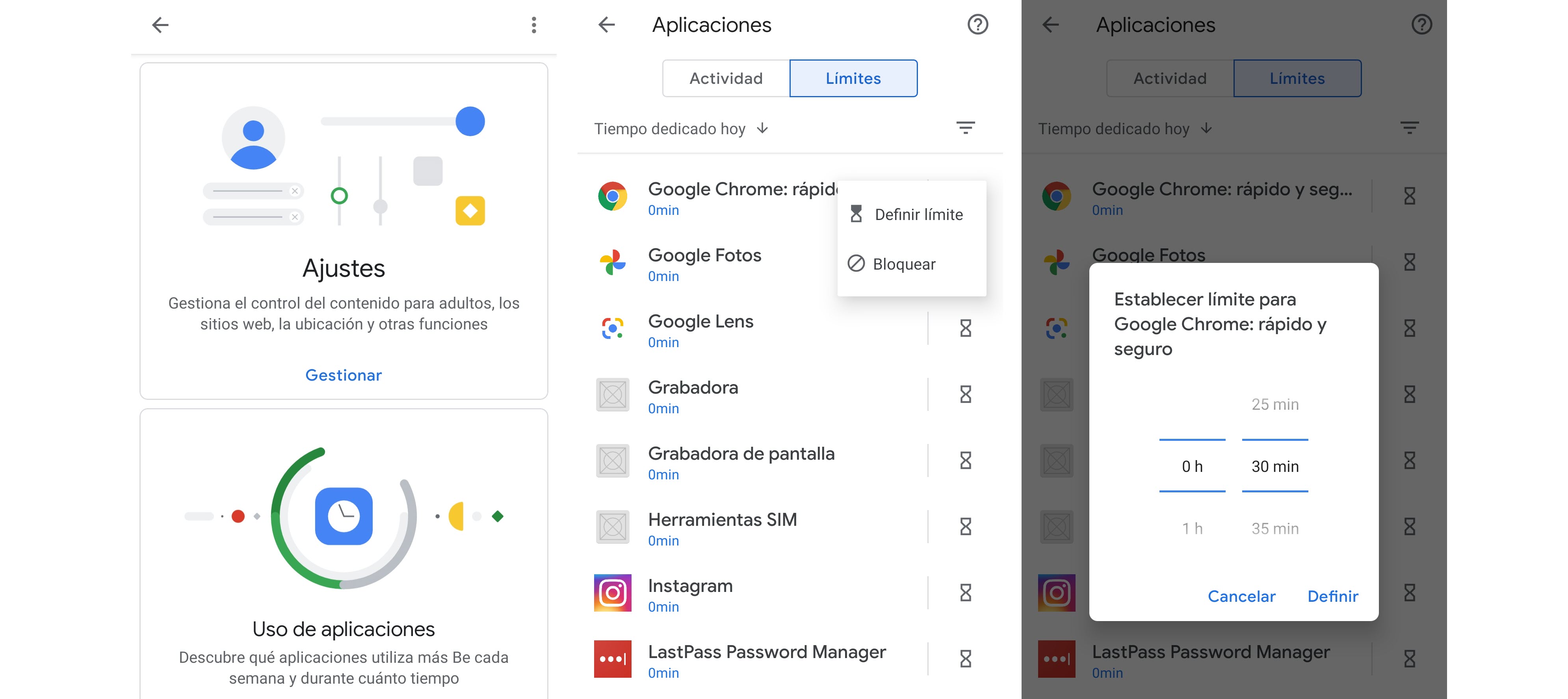 Cómo configurar el control parental de Android en Chrome 6
