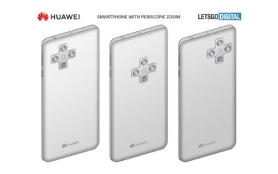 Huawei patenta una cámara de móvil que parece el mando de una consola
