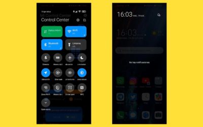 Cómo activar el Centro de Control de MIUI 12 en MIUI 10 y 11