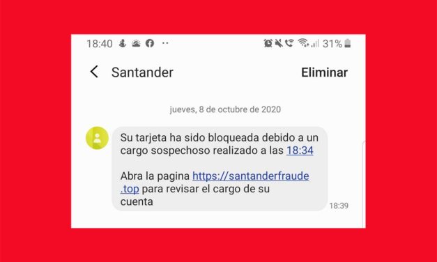 Ten cuidado con el falso SMS del 915123123 del Banco Santander, te contamos por qué