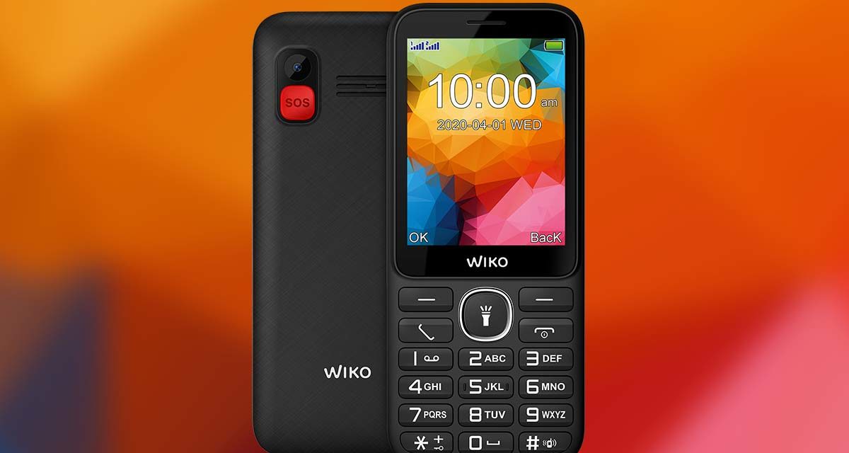 Wiko lanza un móvil para mayores con casi 20 días de autonomía