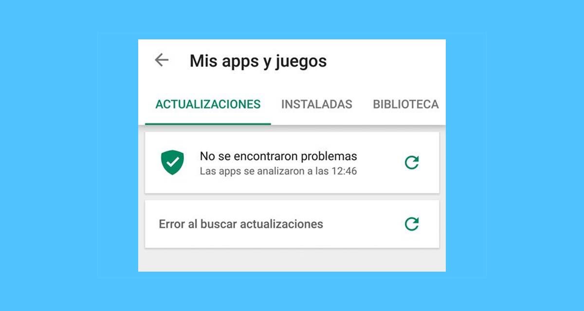 Error al buscar actualizaciones en Google Play: 7 posibles soluciones