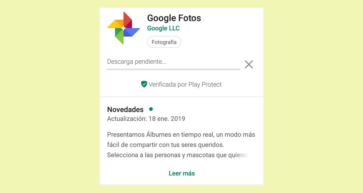 google fotos descarga pendiente esperando solucion