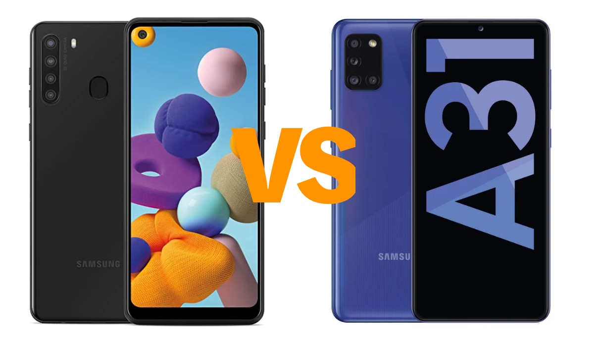 Todas las diferencias entre el Samsung Galaxy A21 vs A31