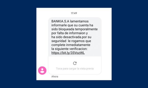 Ten cuidado con el falso SMS de Bankia del 632276772