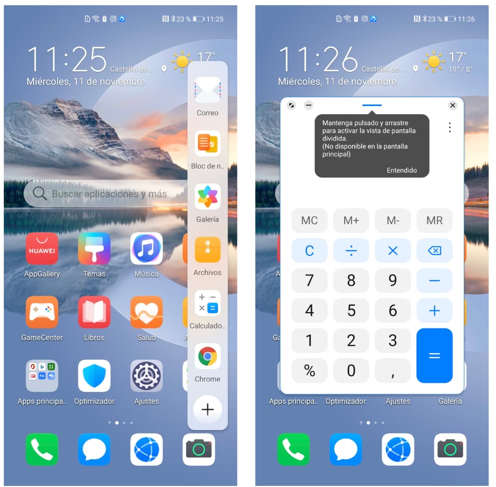 11 trucos de EMUI 11 que debes probar en tu móvil Huawei ahora mismo 5 ventana-flotante