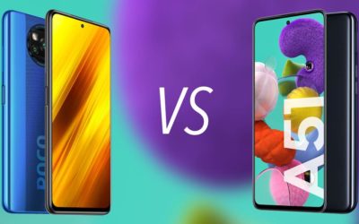 Todas las diferencias entre el Poco X3 vs Samsung Galaxy A51