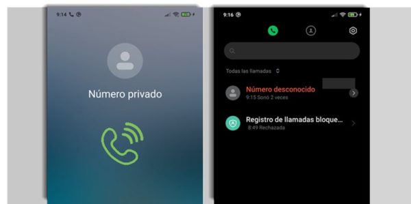 Diferencia Entre Numero Privado Y Desconocido