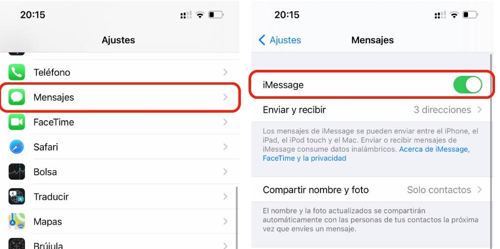 Cómo saber si es mensaje gratis o SMS de pago en iMessage