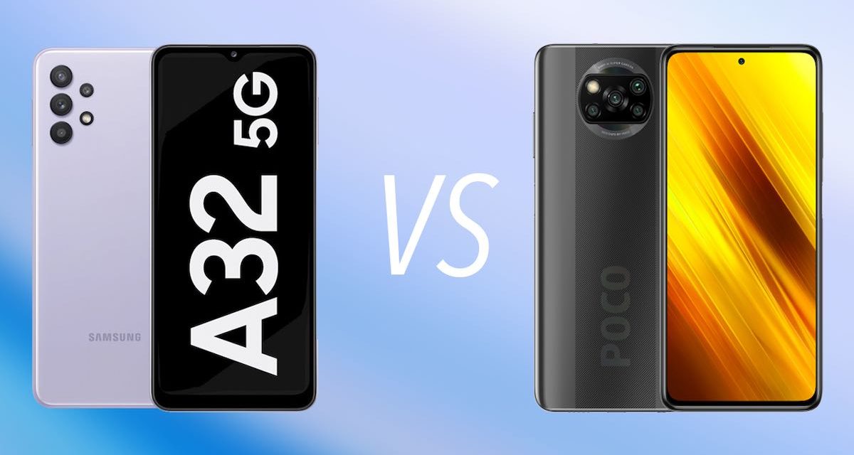Samsung Galaxy A32 vs Poco X3 NFC, todas las diferencias