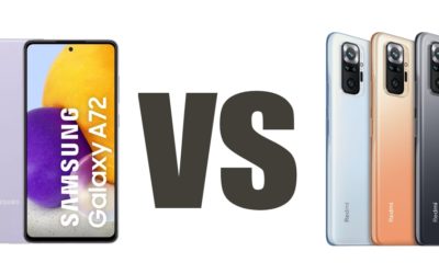 Samsung Galaxy A72 vs Xiaomi Redmi Note 10, todas las diferencias