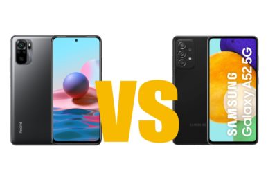 Xiaomi Redmi Note 10 vs Samsung Galaxy A52, todas las diferencias que debes conocer