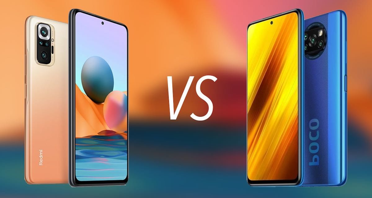 Xiaomi Redmi Note 10 Pro vs Poco X3, estas son todas sus diferencias