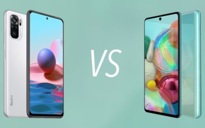 Xiaomi Redmi Note 10 vs Samsung Galaxy A71, todas las diferencias
