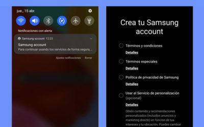 Cómo quitar la notificación constante de Samsung Account