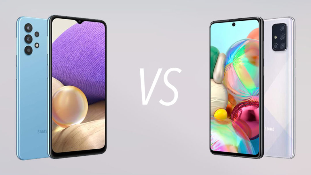 Samsung Galaxy A32 vs A71, todas las diferencias que debes conocer