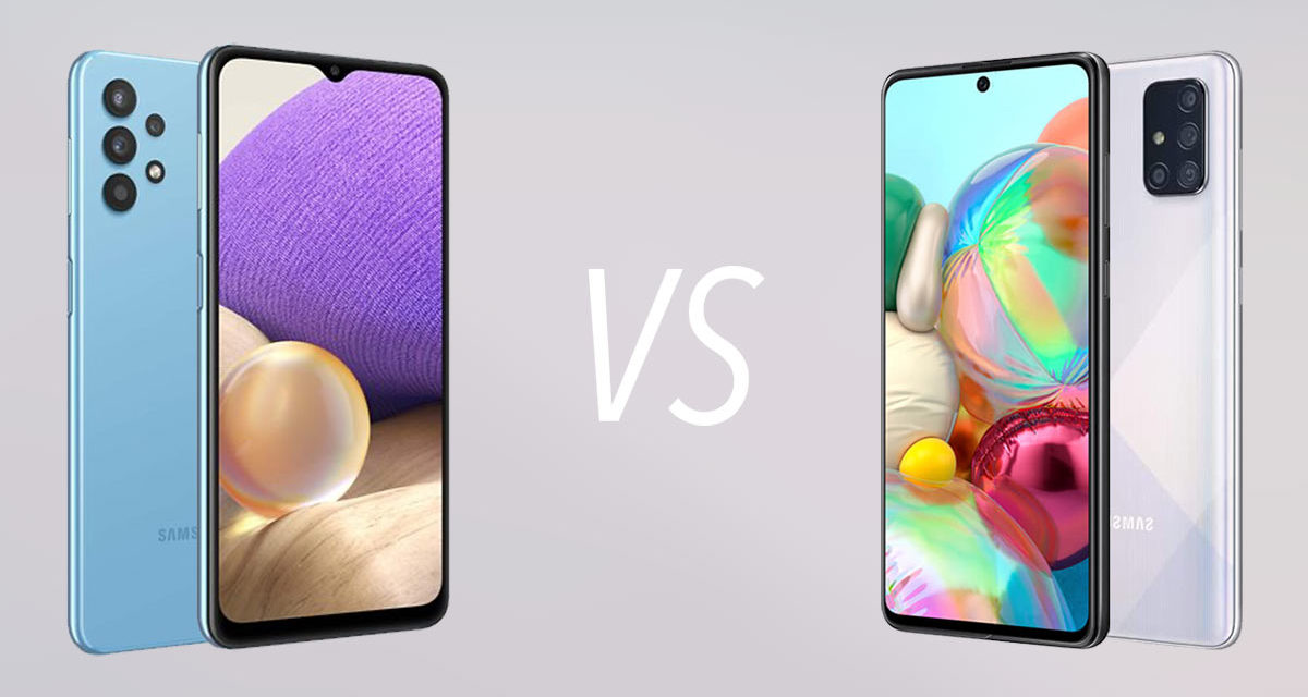 Samsung Galaxy A32 vs A71, todas las diferencias que debes conocer