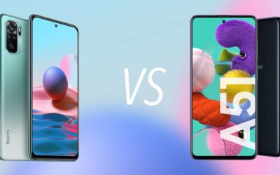 Xiaomi Redmi Note 10 vs Samsung Galaxy A51, todas las diferencias que debes conocer