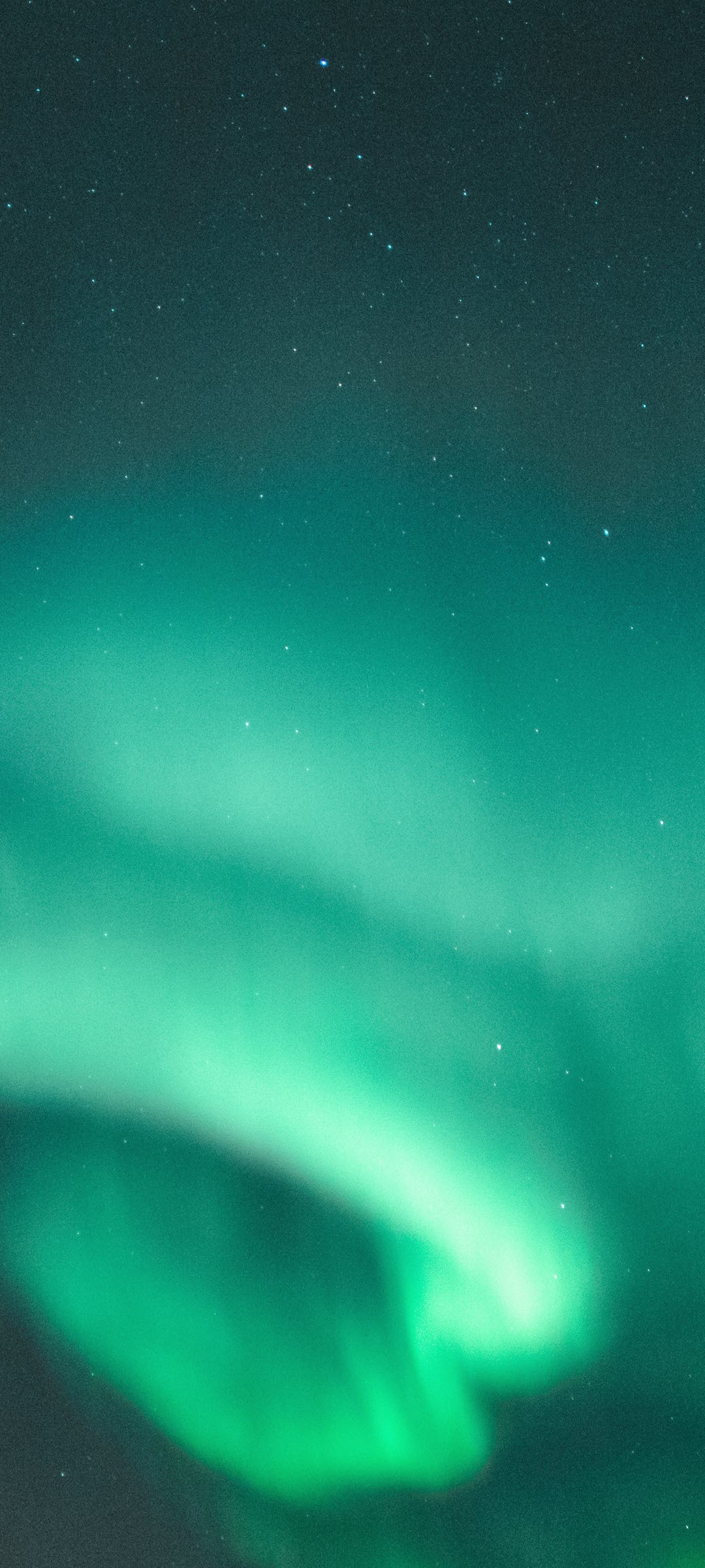 fondo de pantalla con aurora boreal