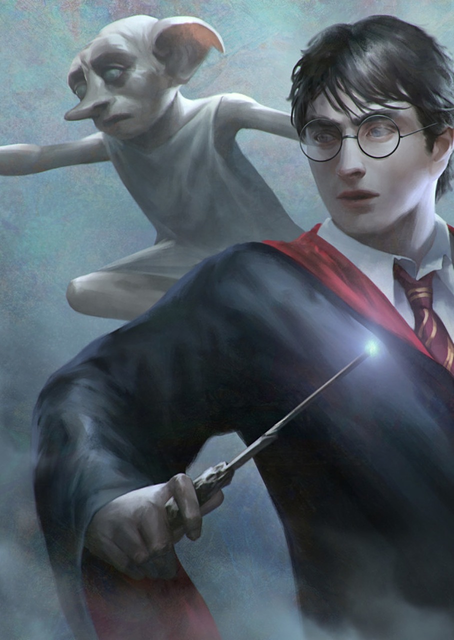 Fondo de pantalla de Harry Potter con Dobby