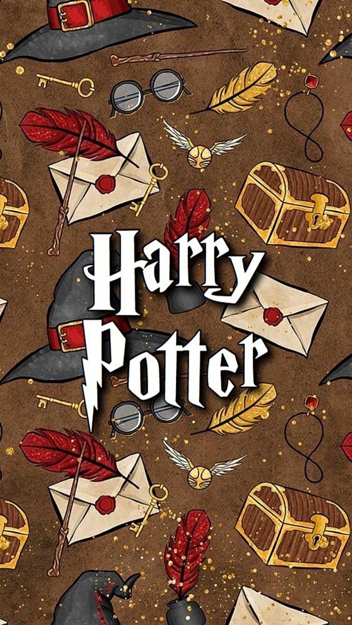 Fondo de pantalla de cartas de Harry Potter