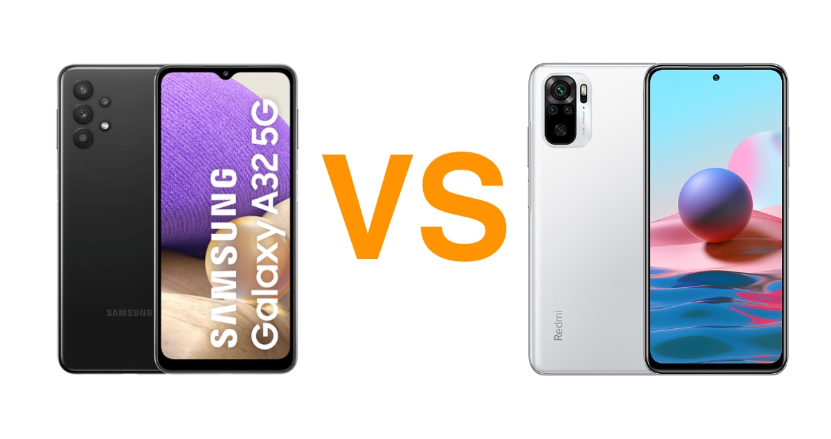 Samsung Galaxy A32 5G vs Xiaomi Redmi Note 10 Pro, diferencias y cuál es mejor