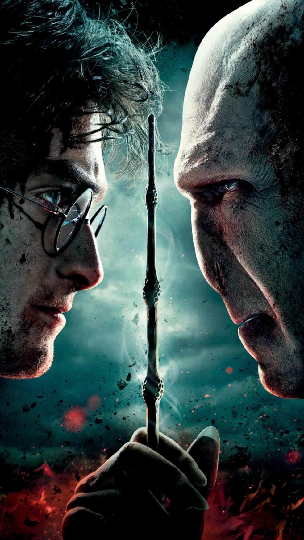 Fondo de pantalla de Harry Potter vs Lord Voldemort