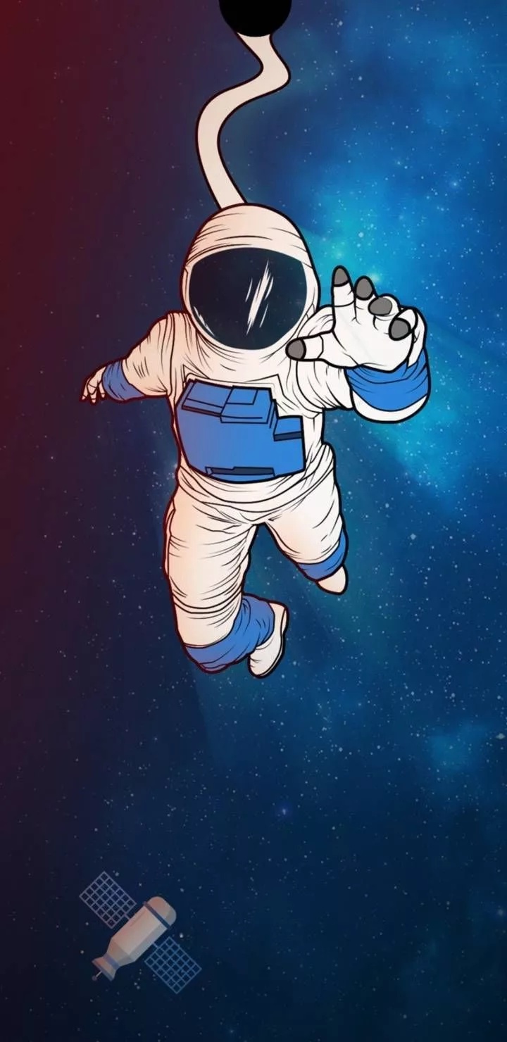 Fondo de pantalla de astronauta para los iPhone 12.