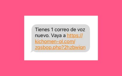 «Tienes 1 correo de voz nuevo», ten cuidado con este SMS