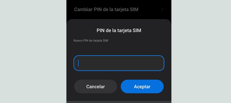 Cómo cambiar el código PIN de la SIM en el Xiaomi Redmi Note 10, 10 Pro y 10S 3