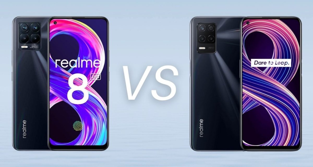 5 diferencias del realme 8 Pro frente al realme 8 5G