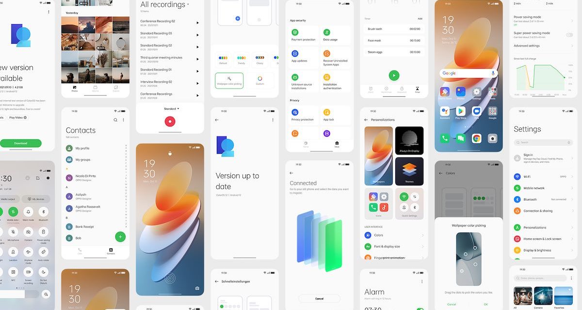 ColorOS 12, la nueva versión de la capa de personalización de Oppo ya es una realidad