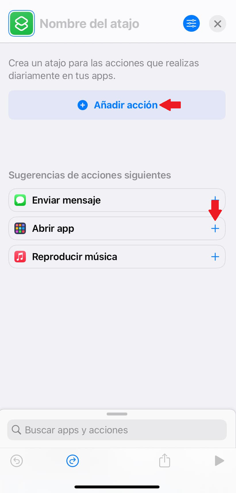 paso 3 cambiar iconos de aplicaciones en ios 15 iphone