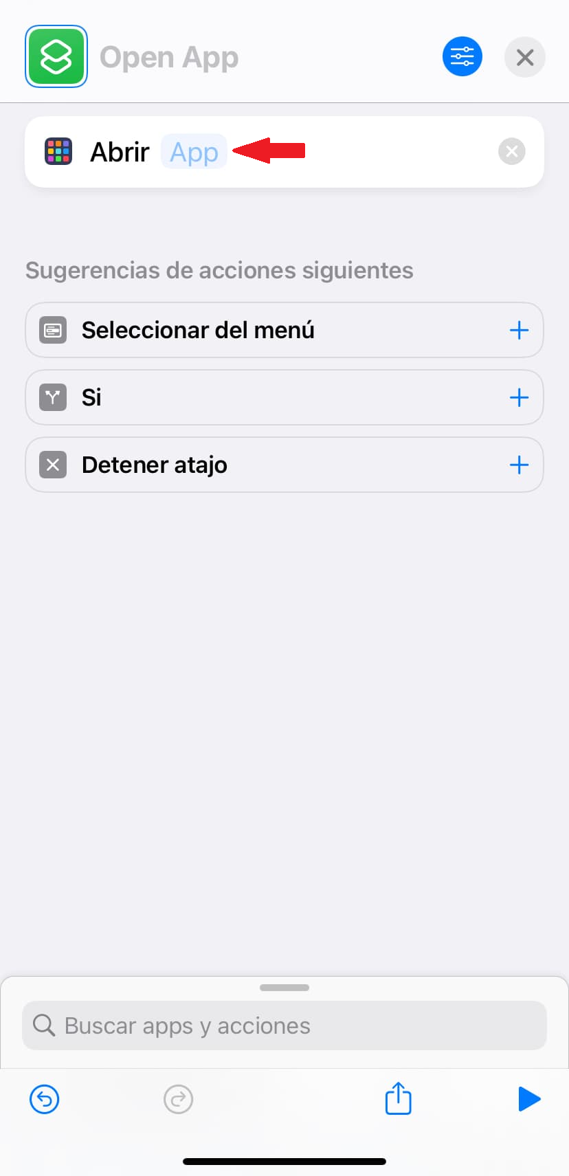paso 4 cambiar iconos de aplicaciones en ios 15 iphone
