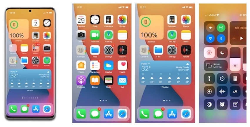 Phone 13 Launcher, OS 15 - Los mejores temas de iPhone para Android