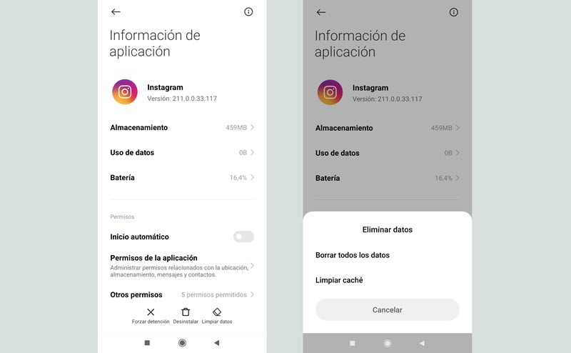 "Estamos teniendo problemas para configurar Instagram en español", cómo solucionar este error 1