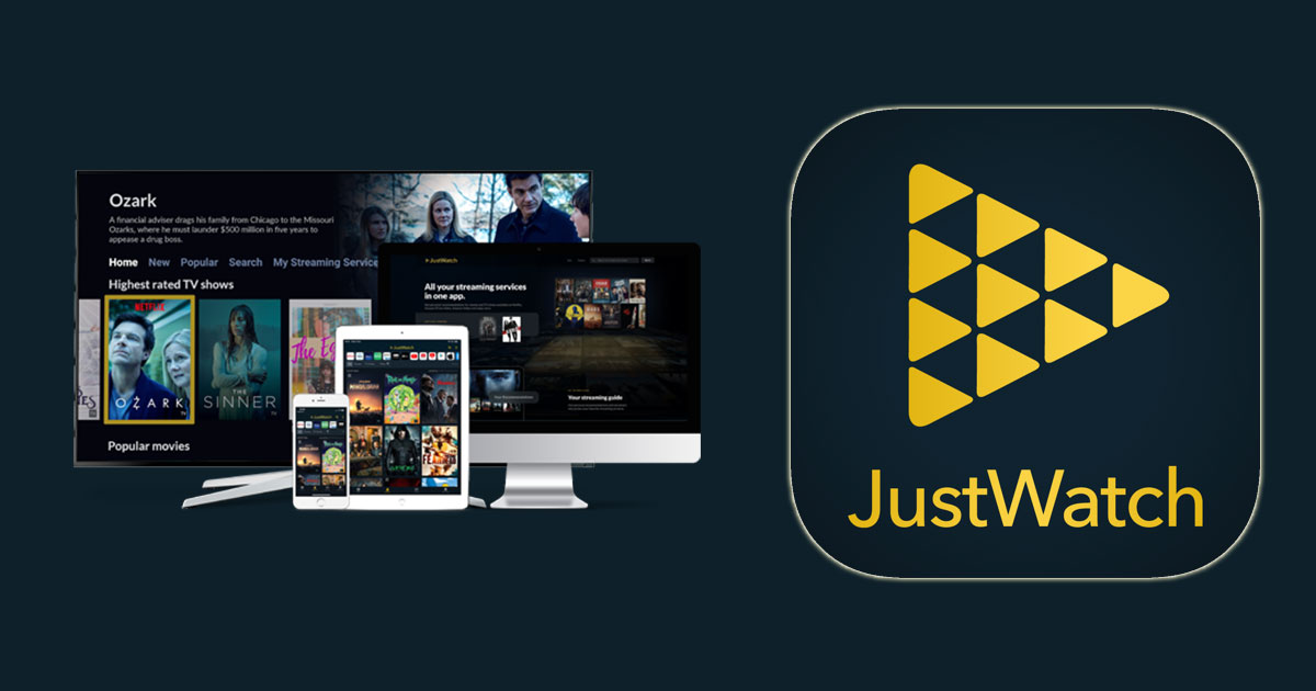 Justwatch app para Android e iOS