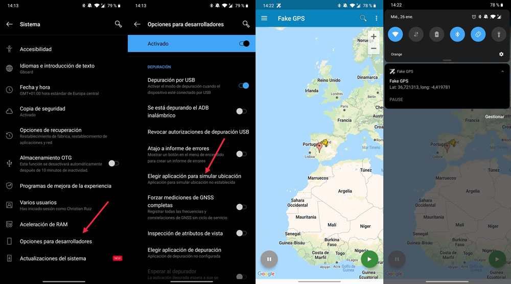 Cambiar ubicación en Tinder con Fake GPS Location