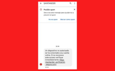 «Un dispositivo no autorizado se ha conectado a su cuenta», cuidado con este SMS de tu banco