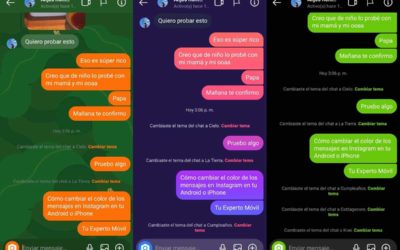 ¿Se puede cambiar el color de los mensajes de Instagram en Android y iPhone en 2022?